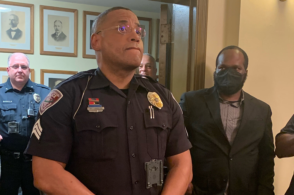 Frederick Livingston was promoted to the Rank of Sergeant